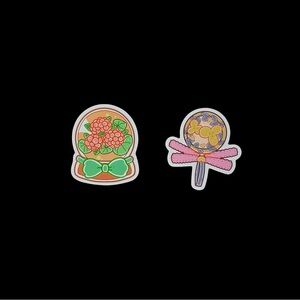 Flower Floral Plant High Quality Waterproof Decals Stationery Vinyl Stickers